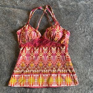 Garnet Hill tankini top size 10